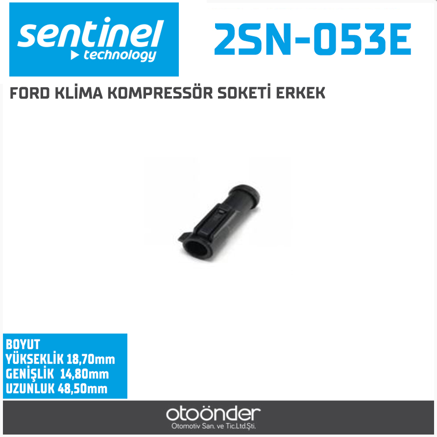 KLİMA KOMPRESÖR SOKETİ[ERKEK][FORD / MAZDA]