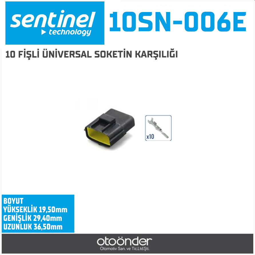 OTO ELEKTRİK TESİSAT SOKETİ[DEMONTE][ÜNİVERSAL]