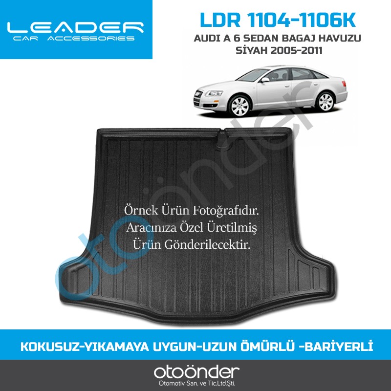 AUDI A 6 SEDAN BAGAJ HAVUZU SİYAH 2004-2011