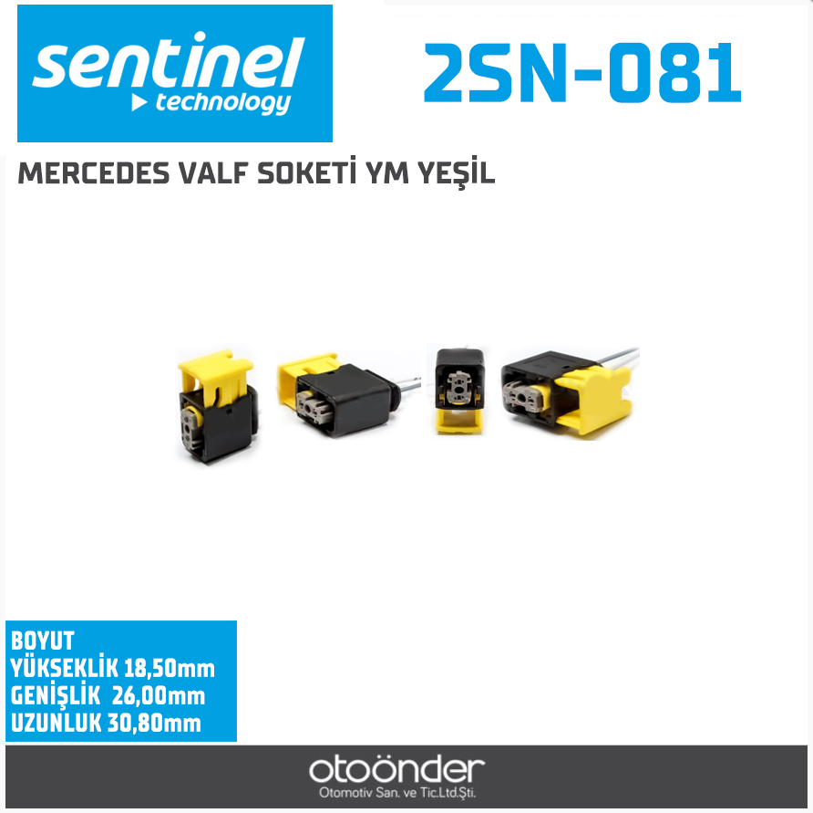 MERCEDES VALF SOKETİ YM YEŞİL