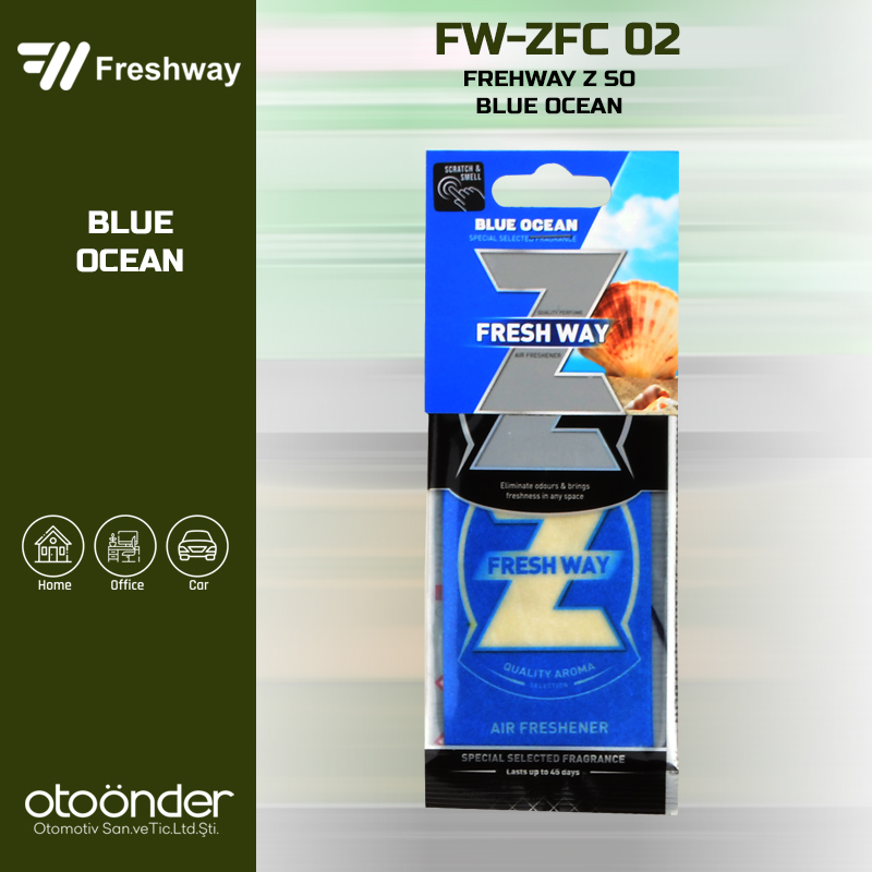 Z So Kağıt Koku Blue OceanFresh Way