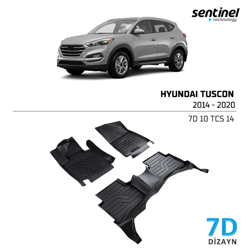 HYUNDAI TUCSON 2014-2020 7D PASPAS SİYAH