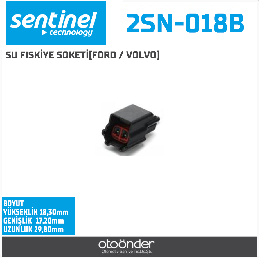 SU FISKİYE SOKETİ[FORD / VOLVO]