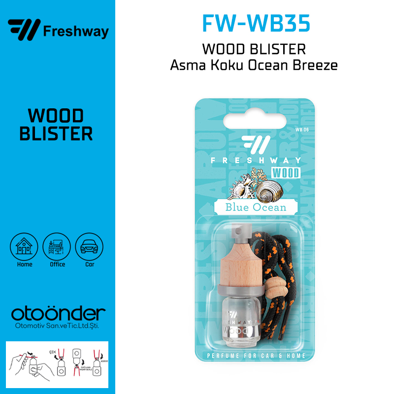 WOOD BLISTER Asma Koku Ocean breezeFresh Way