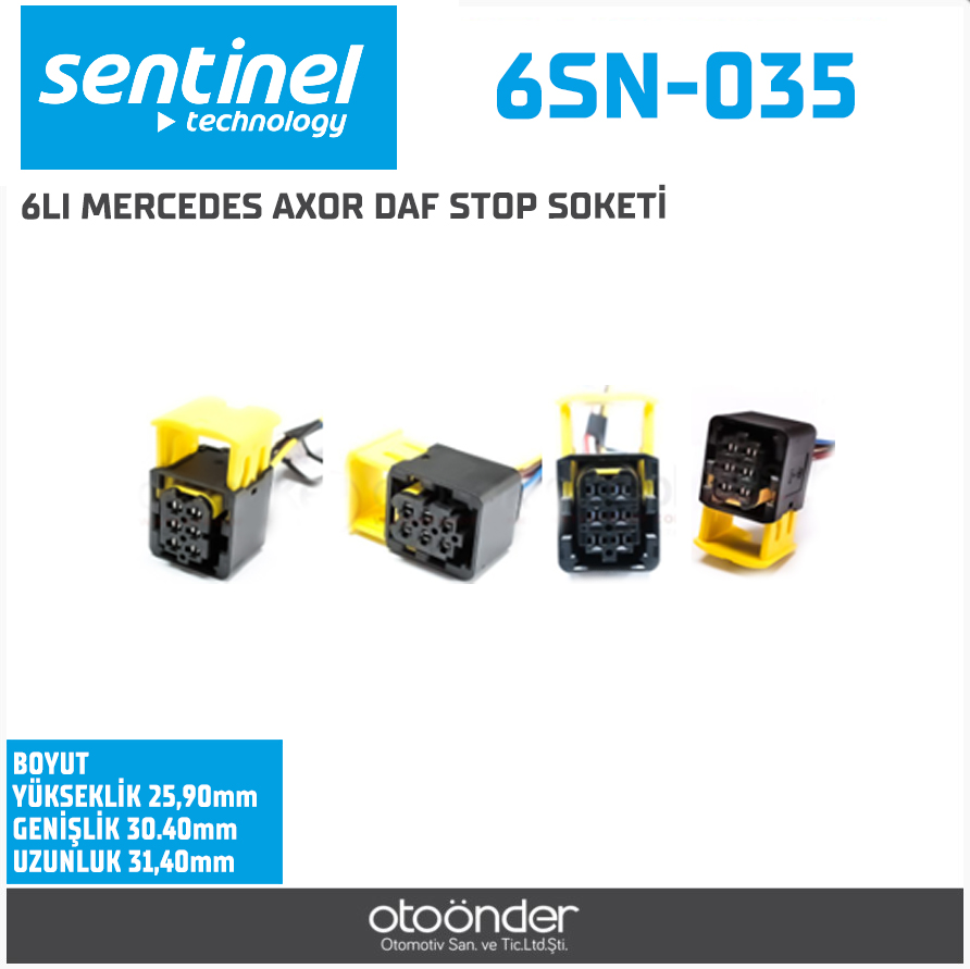 STOP SOKETİ AĞIR VASITA MERCEDES AXOR  / DAF / VOLVO