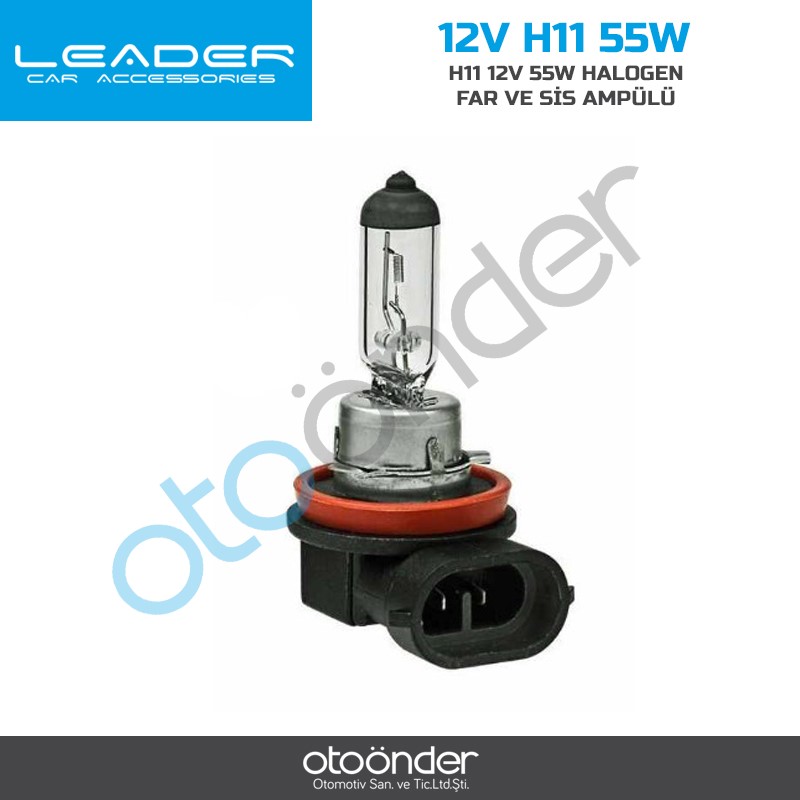 H11 12V 55W HALOGEN FAR VE SİS AMPÜLÜ