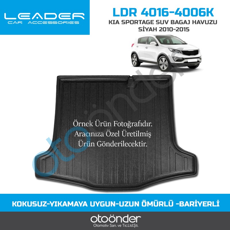 KIA SPORTAGE SUV BAGAJ HAVUZU SİYAH 2010-2015