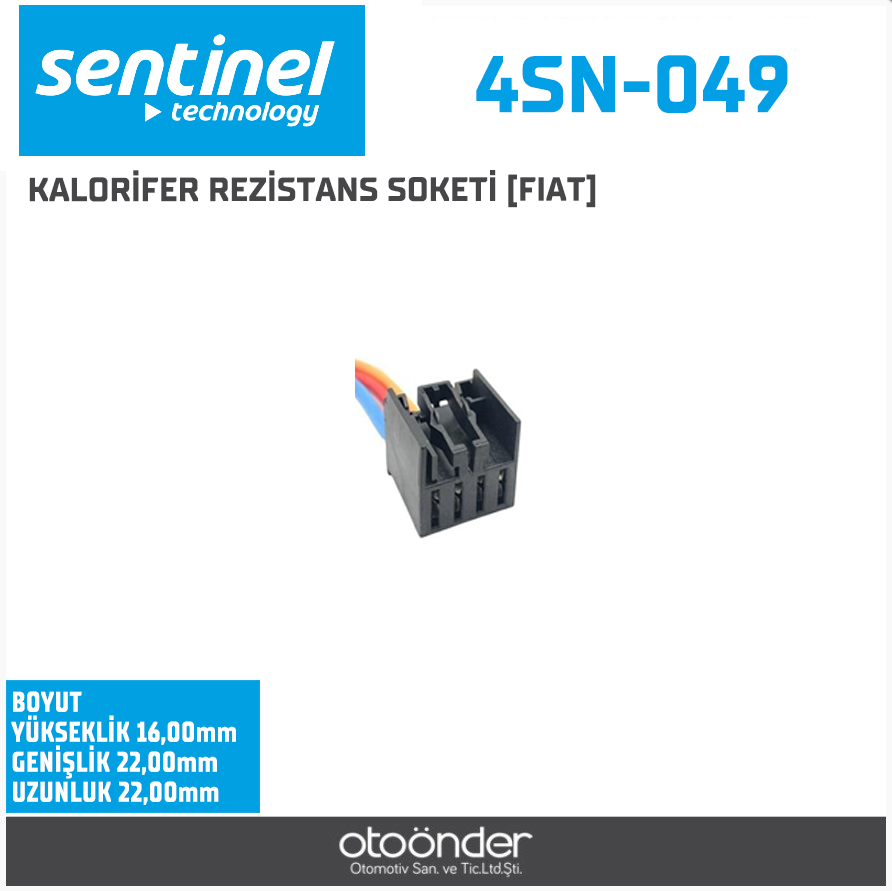 KALORİFER REZİSTANS SOKETİ[FIAT]