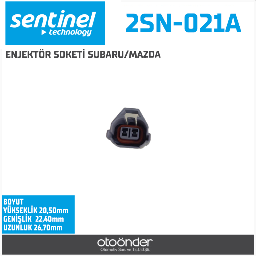 ENJEKTÖR SOKETİ FORD/SUBARU/MAZDA