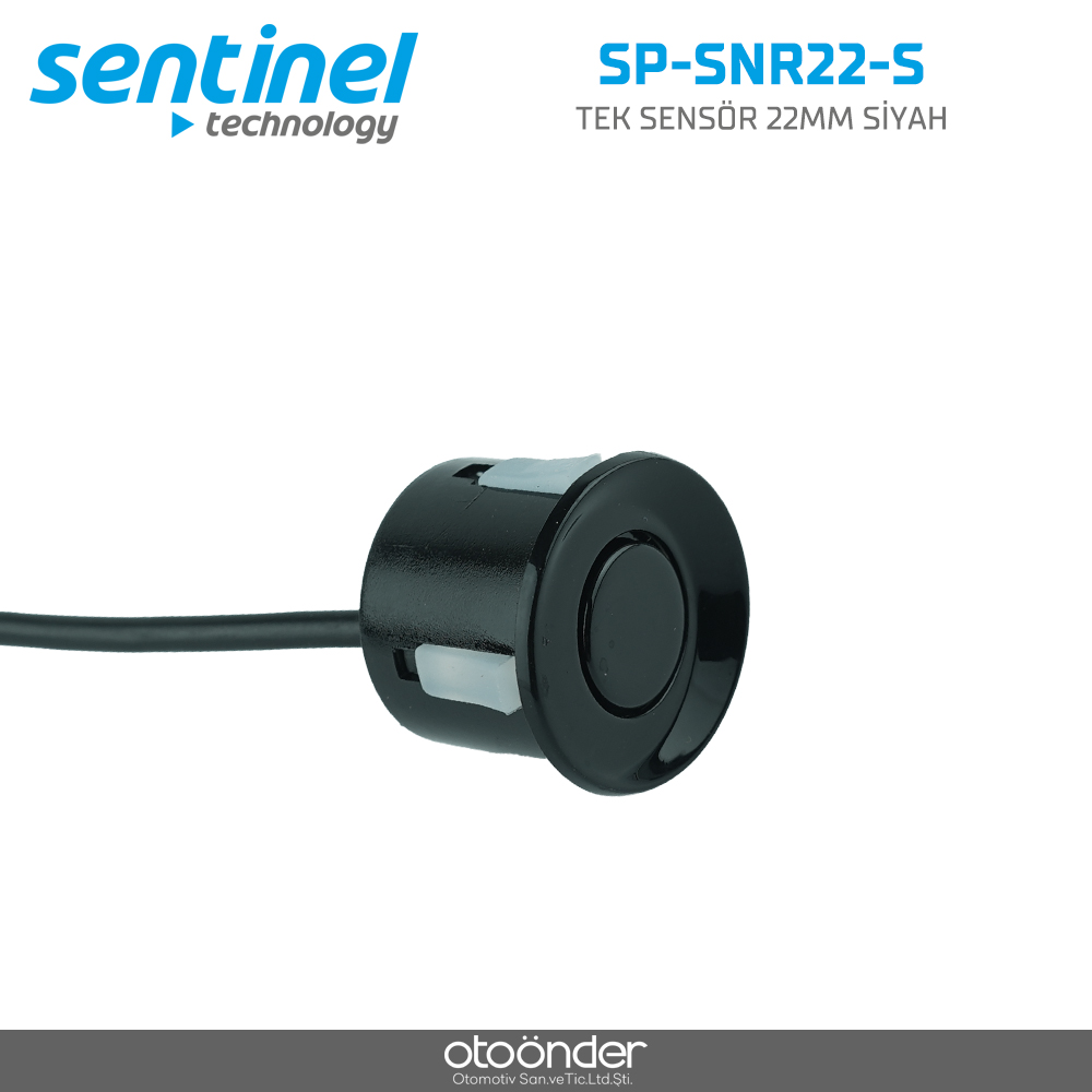TEK SENSÖR 22MM SİYAH